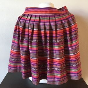 ?Label? Womens Boho Hippy Guatemalan Mini Skirt